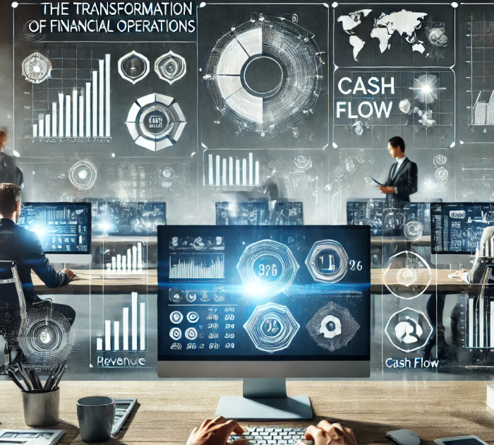 Image of an office using optimized systems for finance